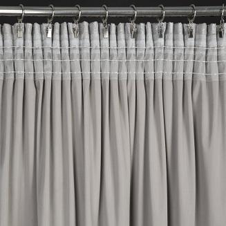 Zasłona gotowa na taśmie AVENA 135x270 Eurofirany stalowy