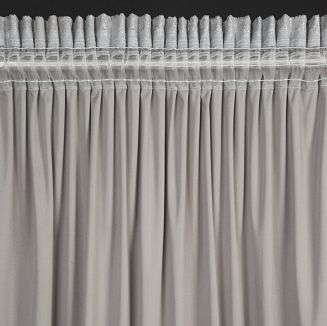 Zasłona gotowa na taśmie AVENA 135x270 Eurofirany stalowy