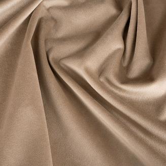 Zasłona gotowa na przelotkach MELANIE 140x250 Eurofirany ciemny beżowy