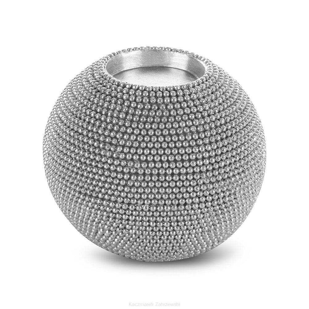 Świecznik dekoracyjny ELDO Eurofirany srebrny