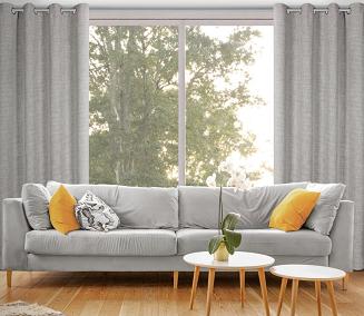 Zasłona gotowa na przelotkach ROMA 140x250 Eurofirany beżowy