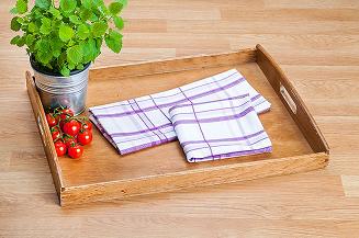 Ścierka kuchenna bawełniana Adela 45x65 fioletowa