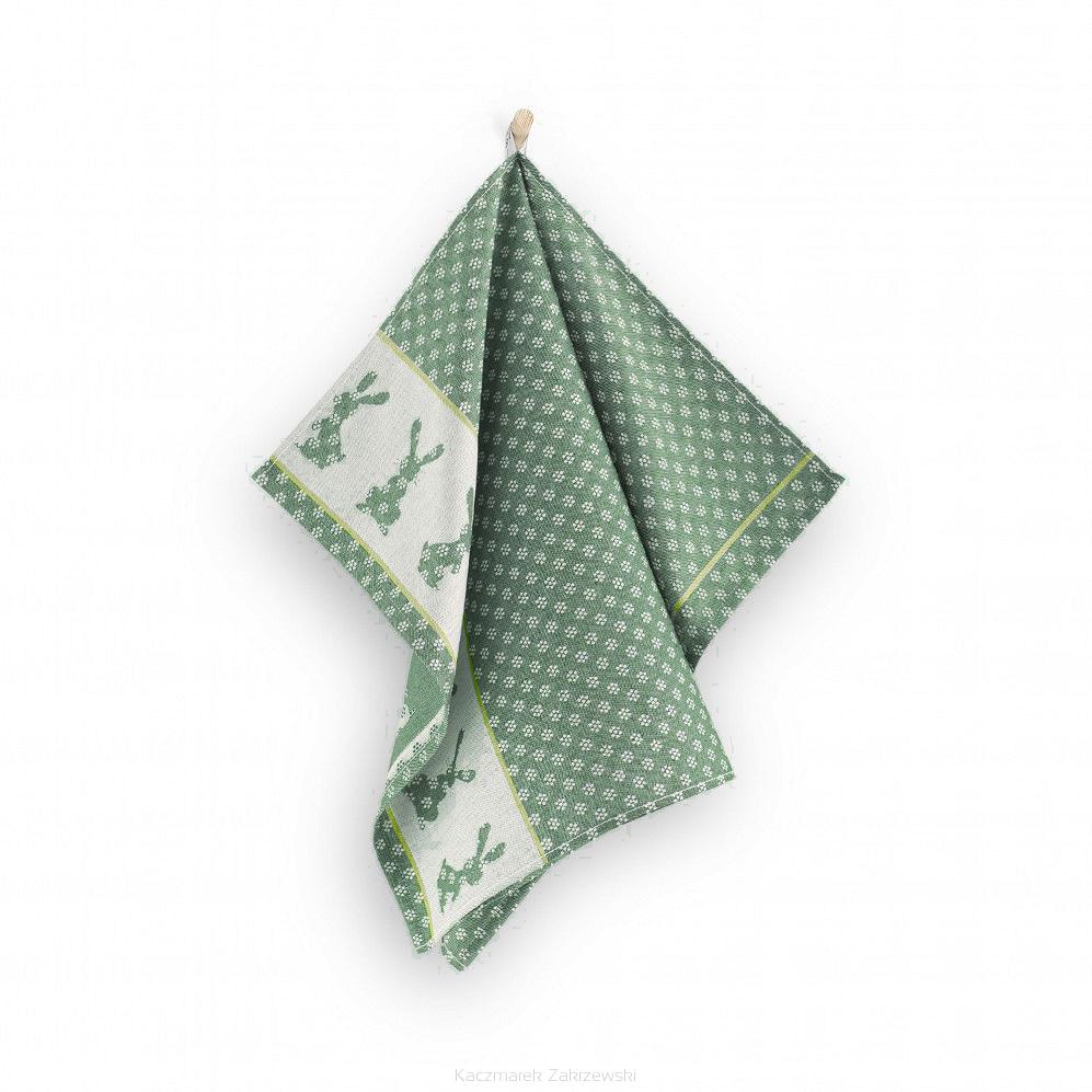 Ścierka kuchenna WIELKANOCNA 50x70 Zwoltex wzór SZARAK zielona pistacjowa