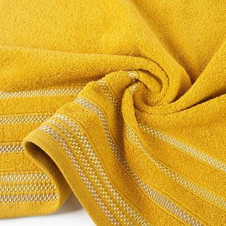 Ręcznik bawełniany LIVIA3 50x90 Eurofirany musztardowy