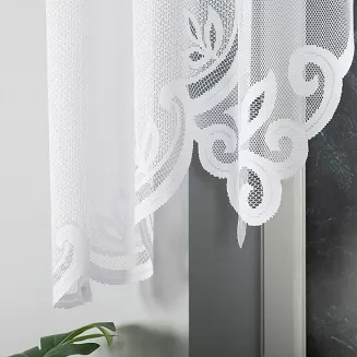 Firanka żakardowa gotowa na żabki POLA 250x130 biała
