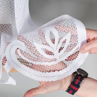 Firanka żakardowa gotowa na żabki POLA 250x130 biała