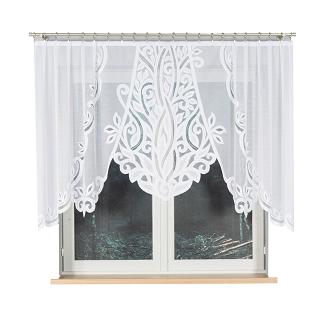 Firanka żakardowa gotowa na żabki POLA 250x130 biała