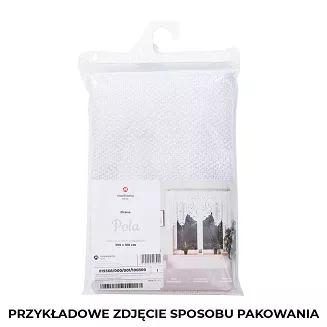 Firanka żakardowa gotowa na żabki POLA 250x130 biała