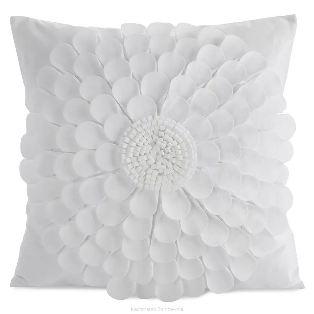 Poszewka dekoracyjna FLORES 45x45 Eurofirany kremowy