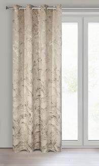 Zasłona gotowa na przelotkach DEBRA Eurofirany beżowy