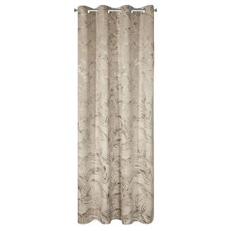 Zasłona gotowa na przelotkach DEBRA Eurofirany beżowy