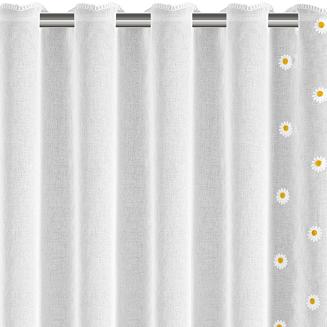 Firana gotowa na taśmie BELLIS 140x180 Eurofirany biały