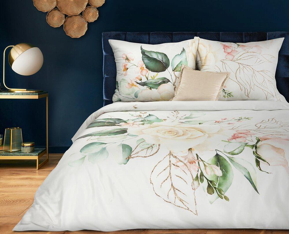 Pościel satynowa PREMIUM17 200x220 Eurofirany biały