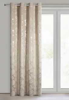 Zasłona gotowa na przelotkach RAJA 140x250 Eurofirany beżowy