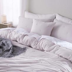 Poszewka fakturowana struktura do narzuty Dotta 45x45 kaszmirowa z haftem kropek