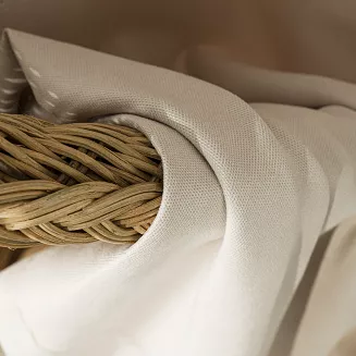 Zasłona gotowa na przelotkach EFE 140x260 półzaciemniająca jasny ciepły beżowy