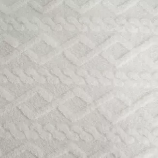 Koc narzuta WARKOCZ 150x200 Design91 biały