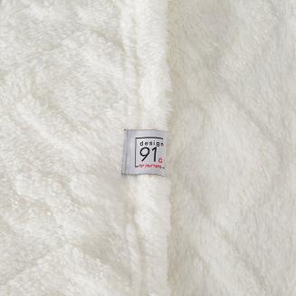 Koc narzuta WARKOCZ 150x200 Design91 biały