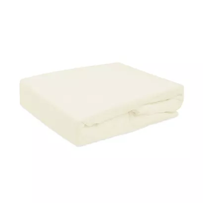 Prześcieradło frotte z gumką 160x200 Darymex ecru