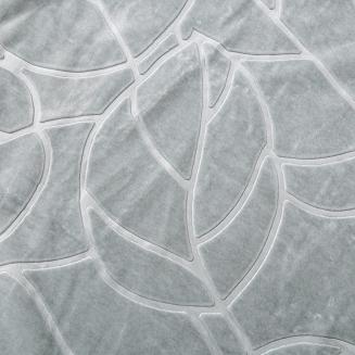 Koc akrylowy tłoczony LIV 160x200 gruby ciepły szary