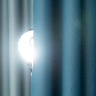 Zasłona gotowa typu blackout na przelotkach DONA 140x 250 petrolowa