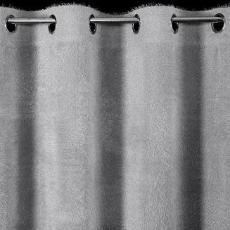 Zasłona gotowa na przelotkach AGIS 140x250 Eurofirany srebrny