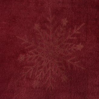 Koc świąteczny KOC27 150x200 Eurofirany bordowy