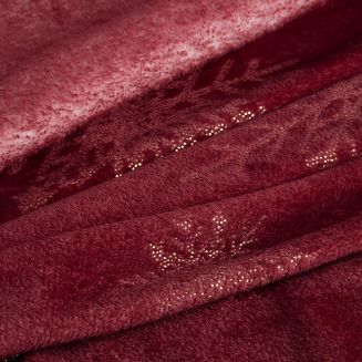 Koc świąteczny KOC27 150x200 Eurofirany bordowy