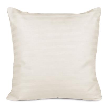 Poszewka satyna bawełniana adamaszek 40x40 kremowa