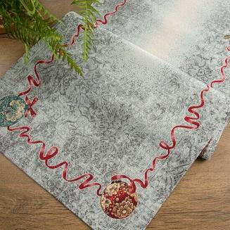 Bieżnik dekoracyjny gobelin 47x140 Eurofirany wzór świąteczny