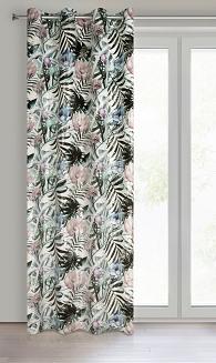 Zasłona gotowa na przelotkach MALIBU 140x250 Eurofirany biały