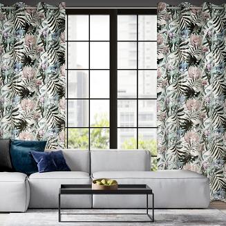 Zasłona gotowa na przelotkach MALIBU 140x250 Eurofirany biały