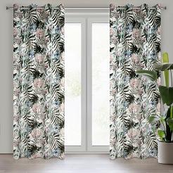 Zasłona gotowa na przelotkach MALIBU 140x250 Eurofirany biały