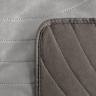 Narzuta dekoracyjna LUIZ10 200x220 srebrny