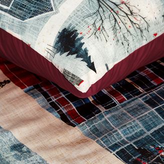 Komplet pościeli świąteczny POS 160x200 Eurofirany czerwony