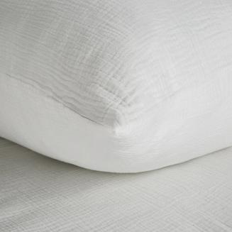 Pościel bawełniana MUSLIN 160x200 Eurofirany biała muślinowa