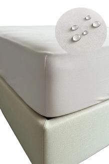 Prześcieradło wodoodporne nieprzemakalne jeresy z gumką Aquasafe 120x200 szare