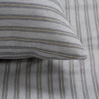 Pościel satynowa ETNO 200x220 Eurofirany stalowy/jasnoszary