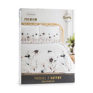 Pościel satynowa PREMIUM22 140x200 Eurofirany biały