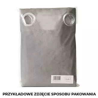 Zasłona gotowa na przelotkach 140x230 SUPER BLACKOUT zaciemniająca beżowa