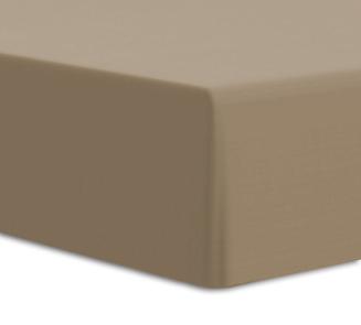 Prześcieradło jersey z elastanem z gumką 90x200 Darymex brązowe