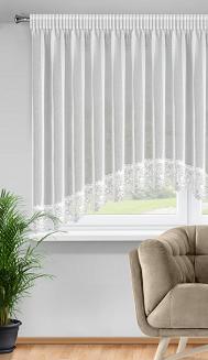 Firana gotowa na taśmie ARTEMIDA 400x160 Eurofirany biały