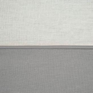 Pościel satynowa NOVAD 160x200 Eurofirany biały/stalowy