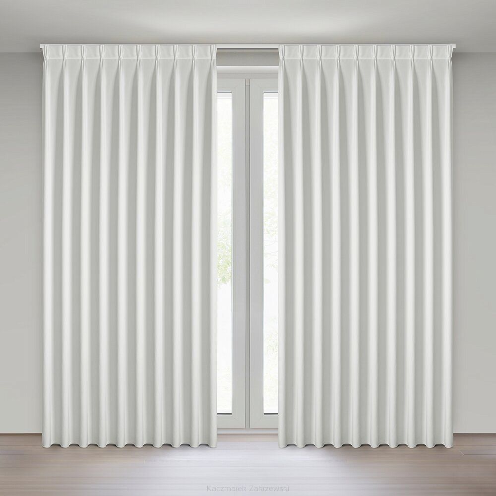 Zasłona gotowa MELANIE 210x270 Eurofirany biały