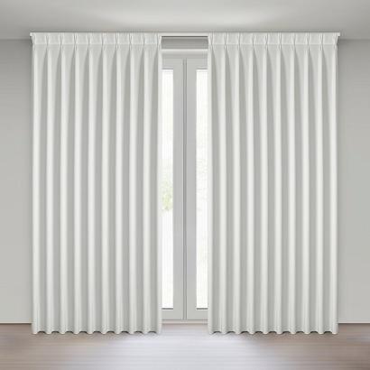 Zasłona gotowa z systemem flex MELANIE 125x270 Eurofirany biała