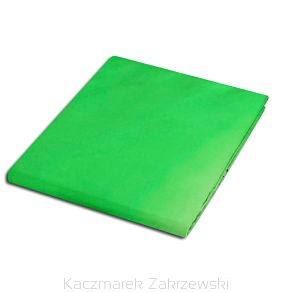 Prześcieradło satyna bawełniana bez gumki 200x220 zielone
