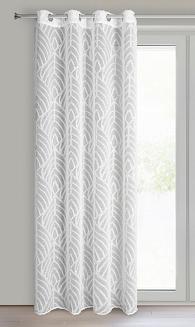 Zasłona gotowa na przelotkach BLAIR Eurofirany biały