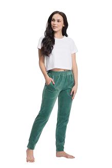 Spodnie dresowe damskie LUNA kod 310 zielone