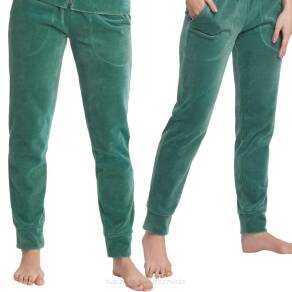Spodnie dresowe damskie LUNA kod 310 zielone