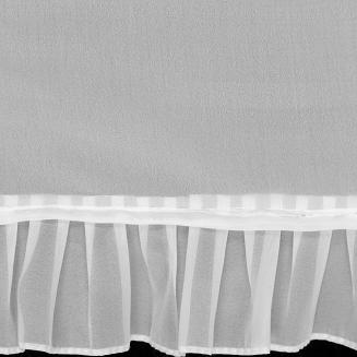 Firana gotowa na taśmie KAREN 140x270 Eurofirany biały